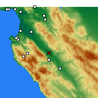 Nearby Forecast Locations - Soledad - Map