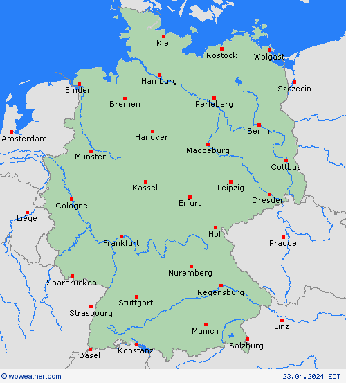  Germany Europe Forecast maps
