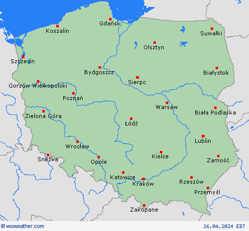  Poland Europe Forecast maps