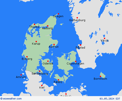  Denmark Europe Forecast maps