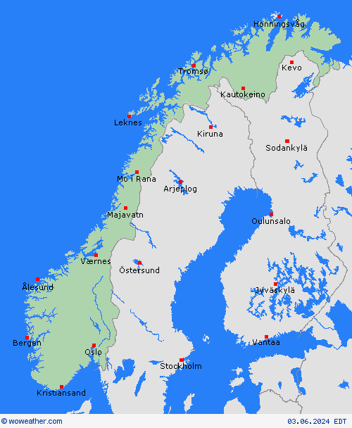  Norway Europe Forecast maps