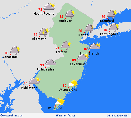 overview  USA Forecast maps