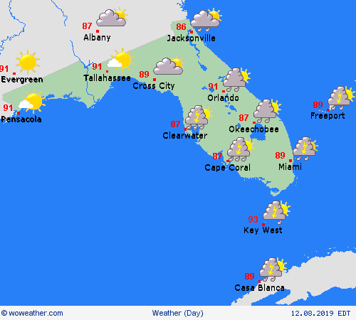 overview  USA Forecast maps