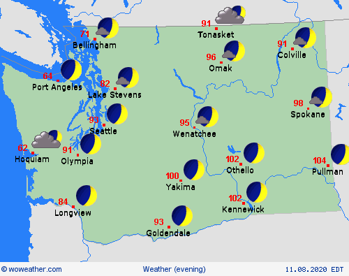 overview  USA Forecast maps