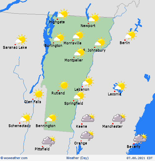 overview  USA Forecast maps