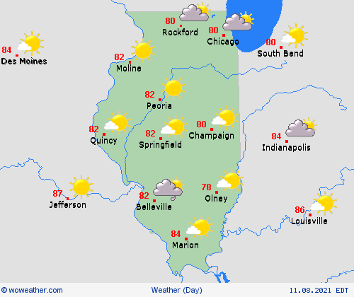 overview  USA Forecast maps