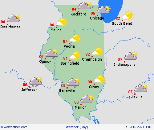 overview  USA Forecast maps