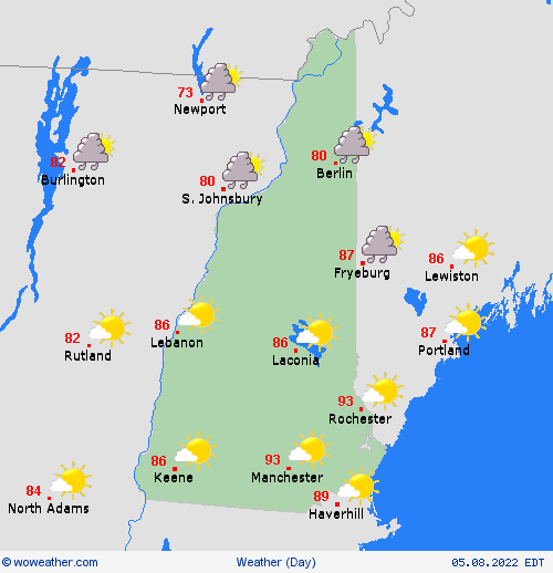 overview  USA Forecast maps