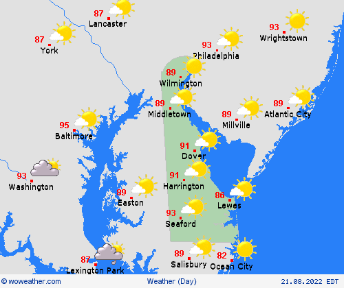 overview  USA Forecast maps