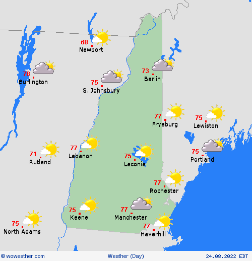 overview  USA Forecast maps