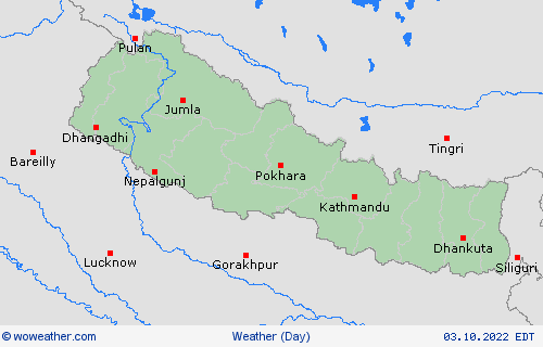 overview Nepal Asia Forecast maps