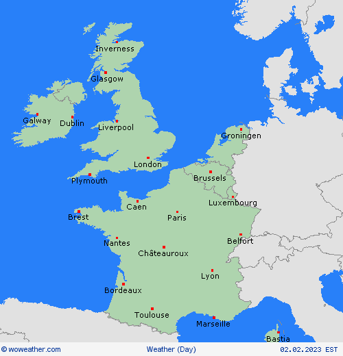 overview  Europe Forecast maps