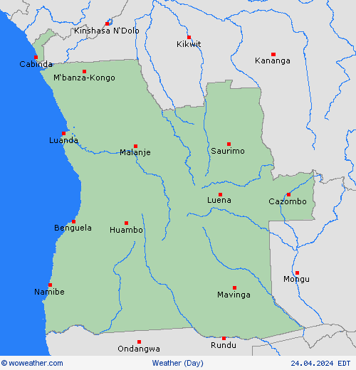 overview Angola Africa Forecast maps