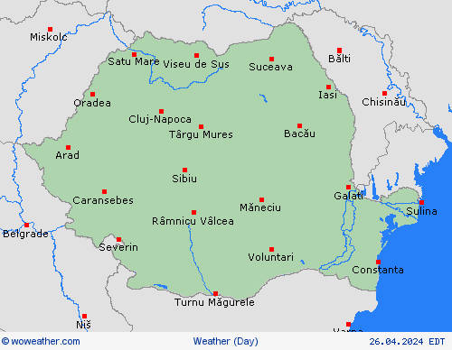 overview Romania Europe Forecast maps