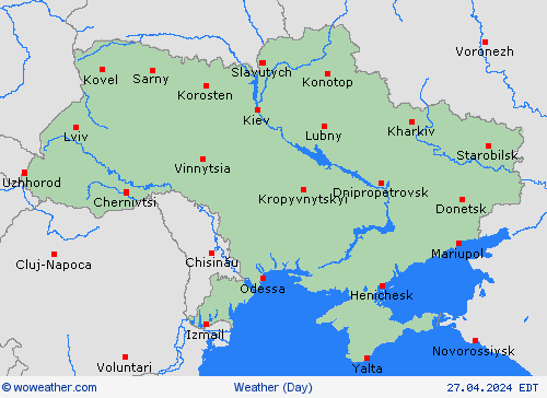 visión general Ukraine Europe Mapas de pronósticos