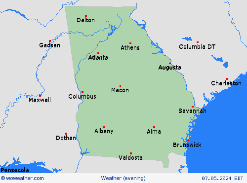 overview  USA Forecast maps