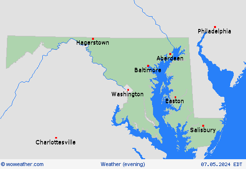 overview  USA Forecast maps