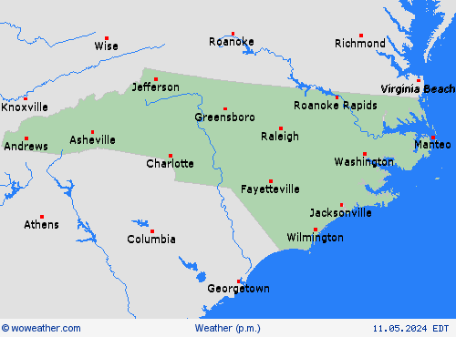 overview  USA Forecast maps