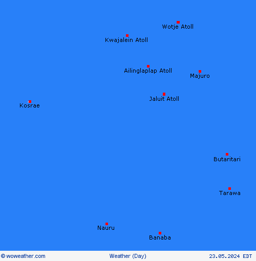 overview Marshall Islands Oceania Forecast maps