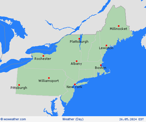 overview  USA Forecast maps