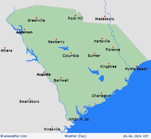 visión general  USA Mapas de pronósticos