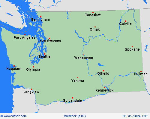 overview  North America Forecast maps