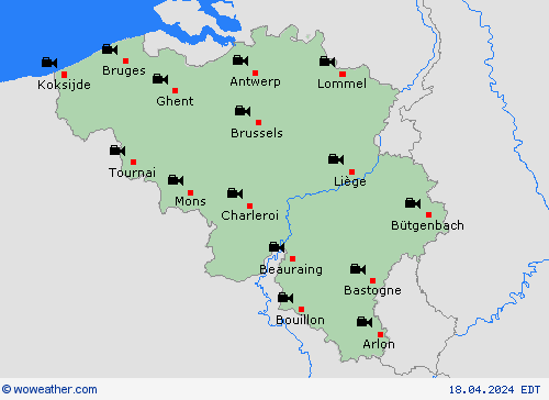 webcam Belgium Europe Forecast maps