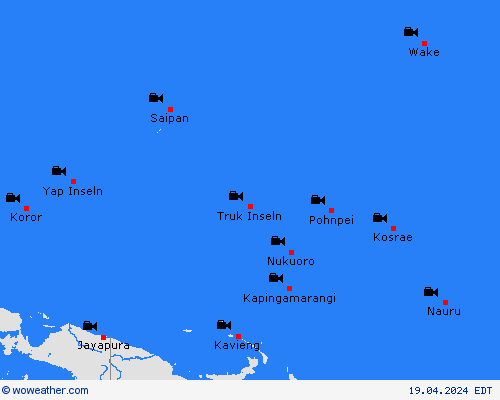 webcam Wake Island Oceania Forecast maps