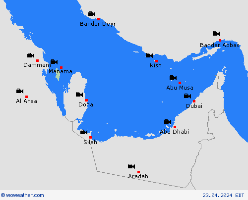 webcam Bahrain Asia Forecast maps