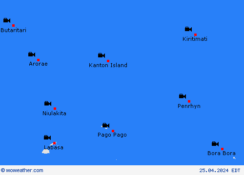 webcam Kiribati Oceania Forecast maps