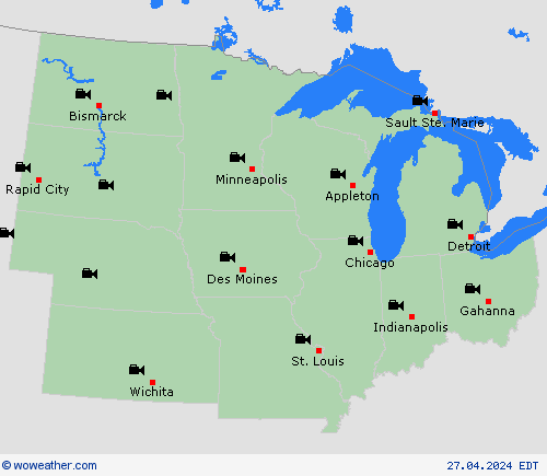 webcam  USA Forecast maps