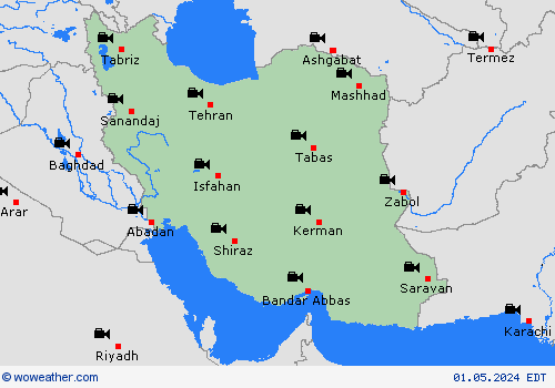 webcam Iran Asia Forecast maps