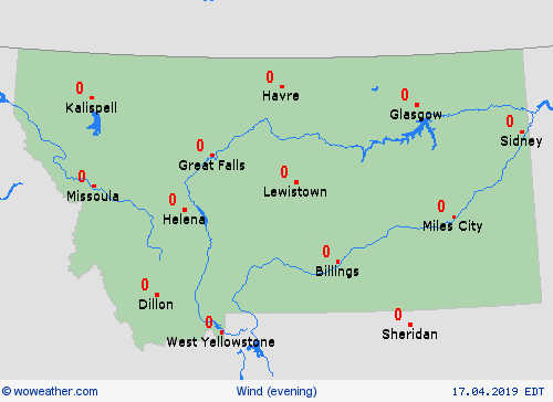 wind  USA Forecast maps