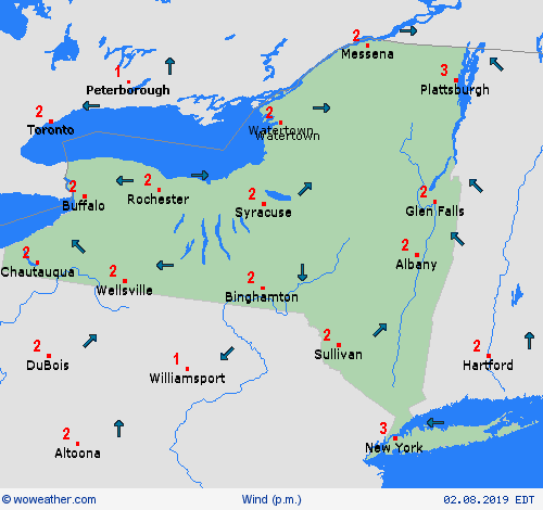 wind  USA Forecast maps