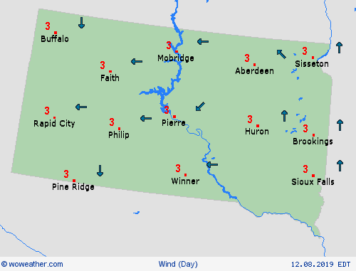 wind  USA Forecast maps