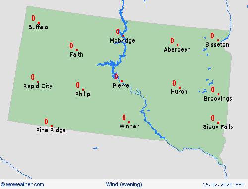 wind  USA Forecast maps