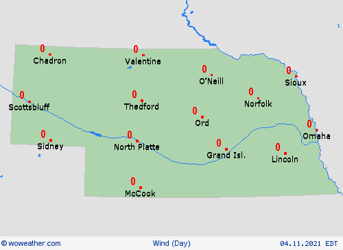 wind  USA Forecast maps