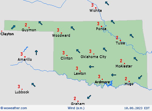 wind  USA Forecast maps