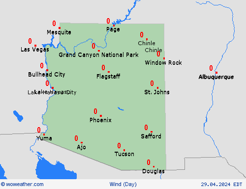 wind  USA Forecast maps