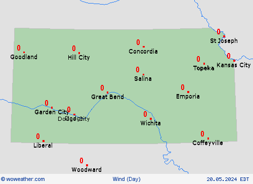 wind  USA Forecast maps