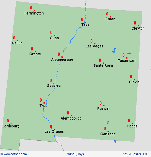 wind  USA Forecast maps