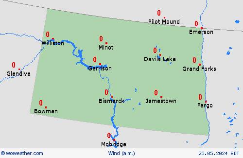 wind  USA Forecast maps