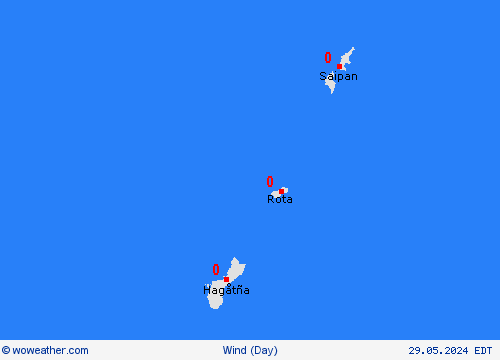 viento Marianen Oceania Mapas de pronósticos