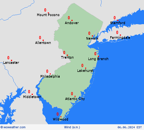 wind  USA Forecast maps